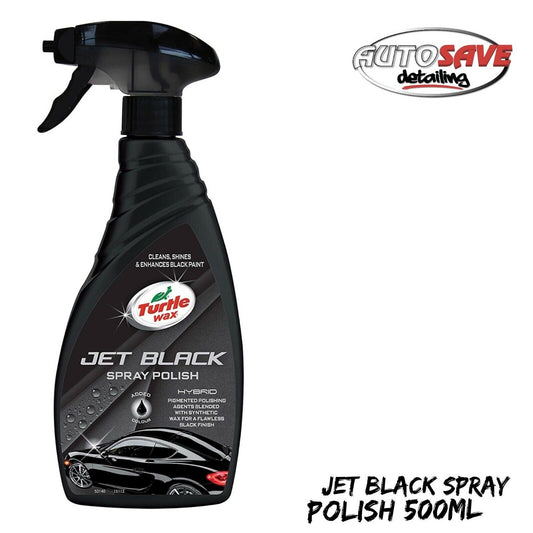 Turtle Wax Hybrid Jet Black Spray Polish - 500ml