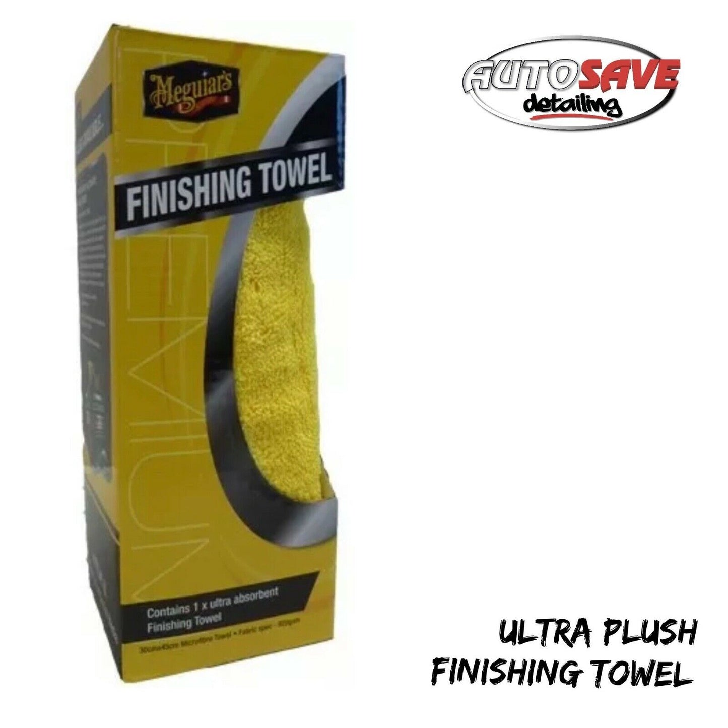 Meguiars Ultra Plush Finishing Car Polishing Towel HIGH QUALITY X1801EU