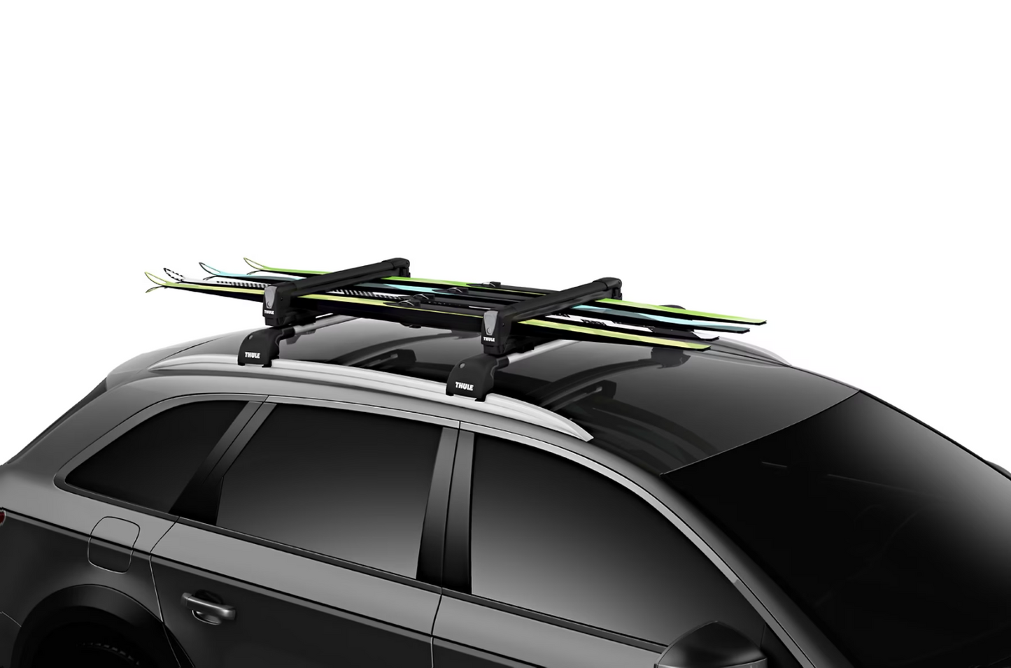 THULE SnowPack M Black - for up to 4 Pairs of Skis 732406