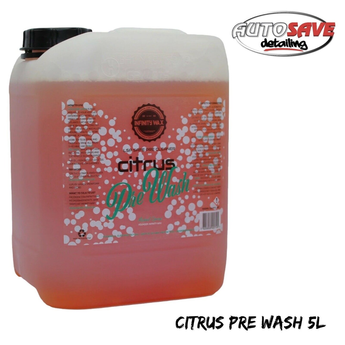 Infinity Wax Citrus Pre Wash