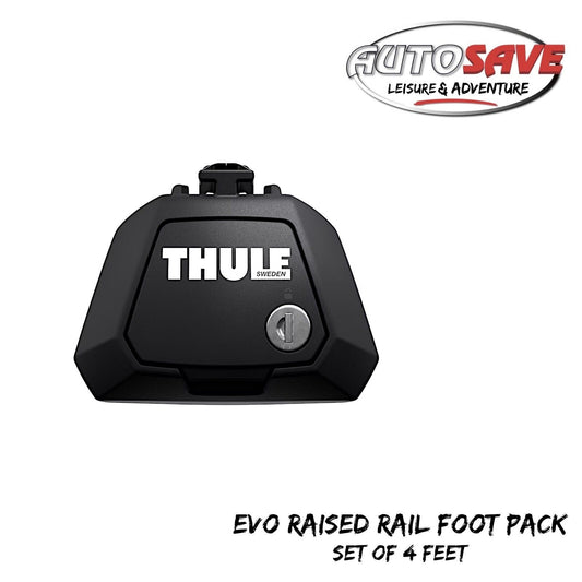 Thule 710410 Evo Raised Rail Foot Pack / Footpack (Set of 4 Feet)