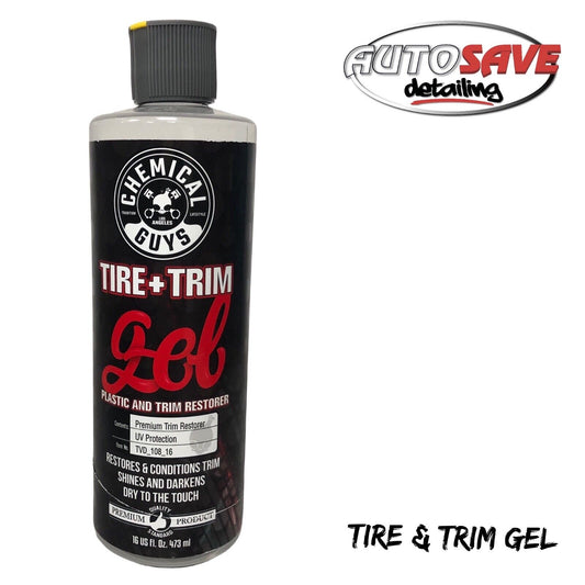 CHEMICAL GUYS TIRE AND TRIM GEL - PLASTIC, RUBBER RESTORER - WET LOOK TYRE SHINE