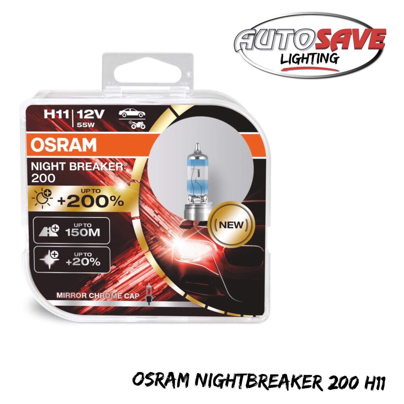Osram H11 Nightbreaker 200% Brighter Twin Pack – Autosave Components