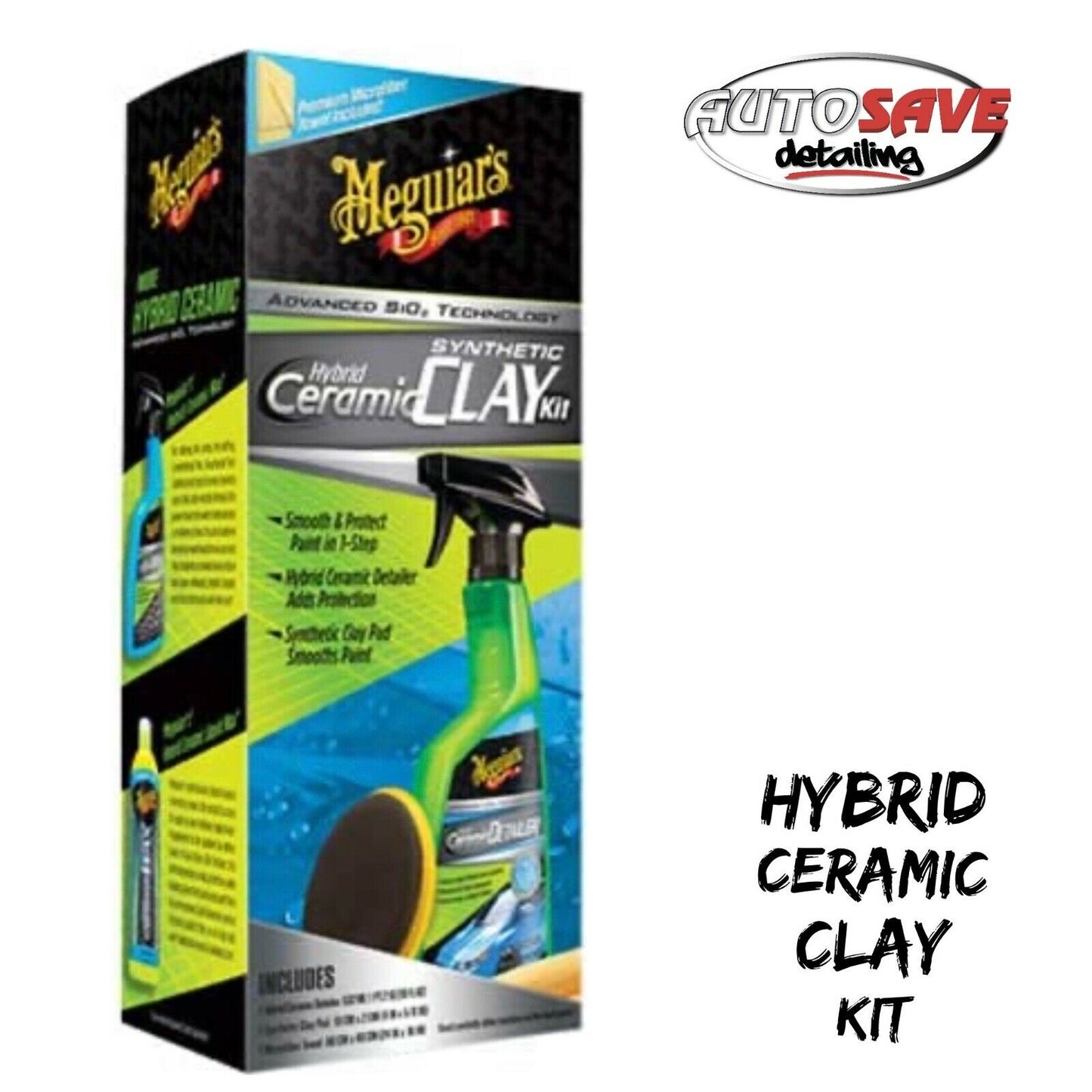 Meguiars Hybrid Ceramic Clay Kit G200200eu