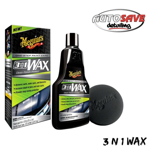 Meguiars - 3 IN 1 wax Clean, polish & protect  AUTHORISED DEALER