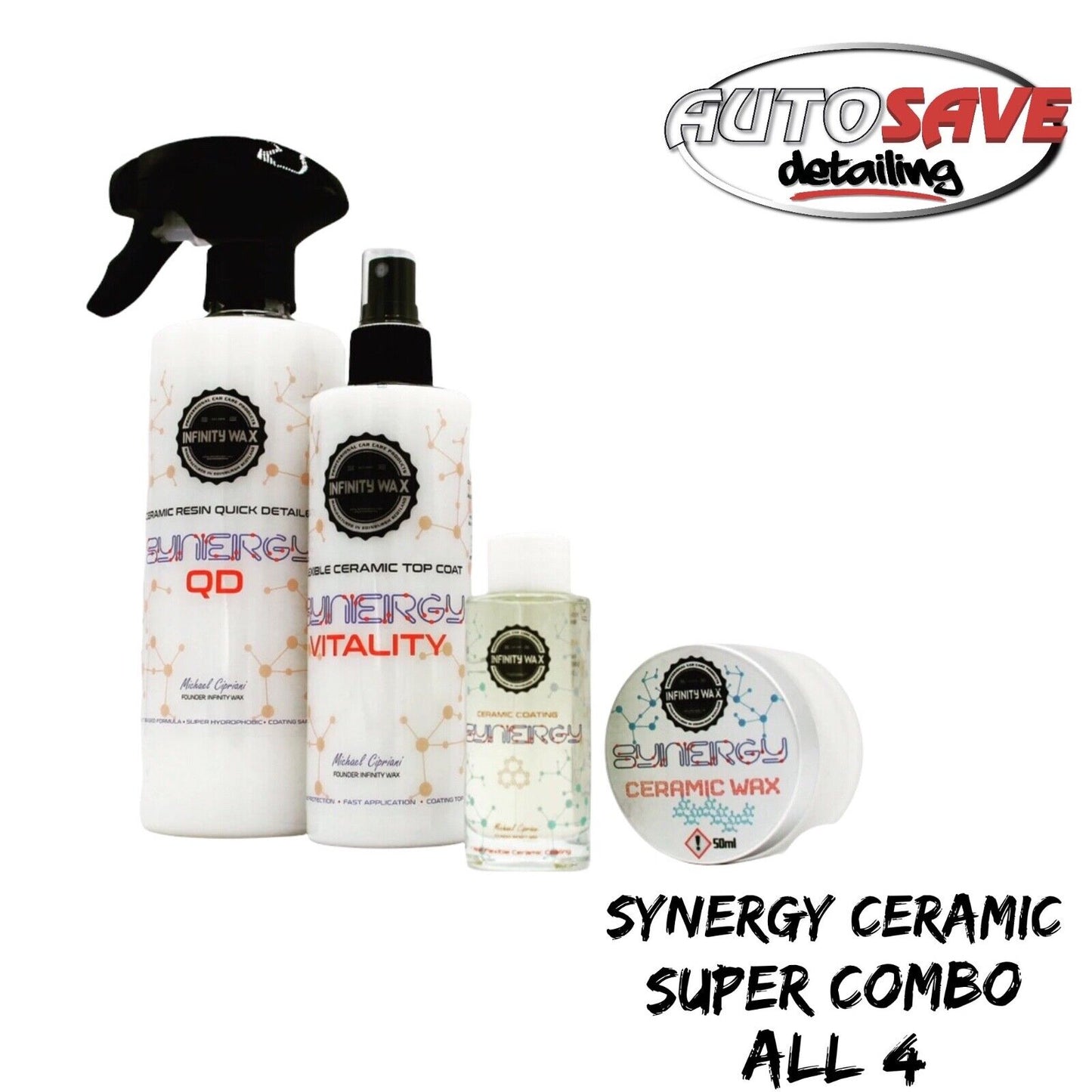 Infinity Wax Synergy Ceramic Super Combo Kit - All 4