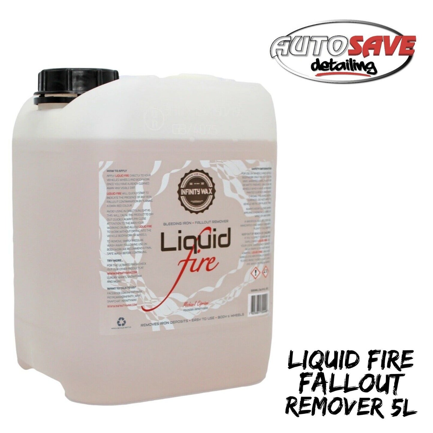 Infinity Wax Liquid Fire Fallout Remover