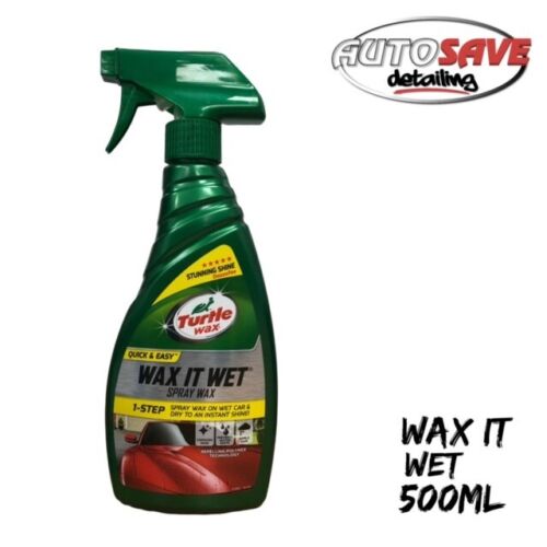 Turtle Wax It Wet Spray Wax 500ml Fast Way To Wax A Car Quality Finish