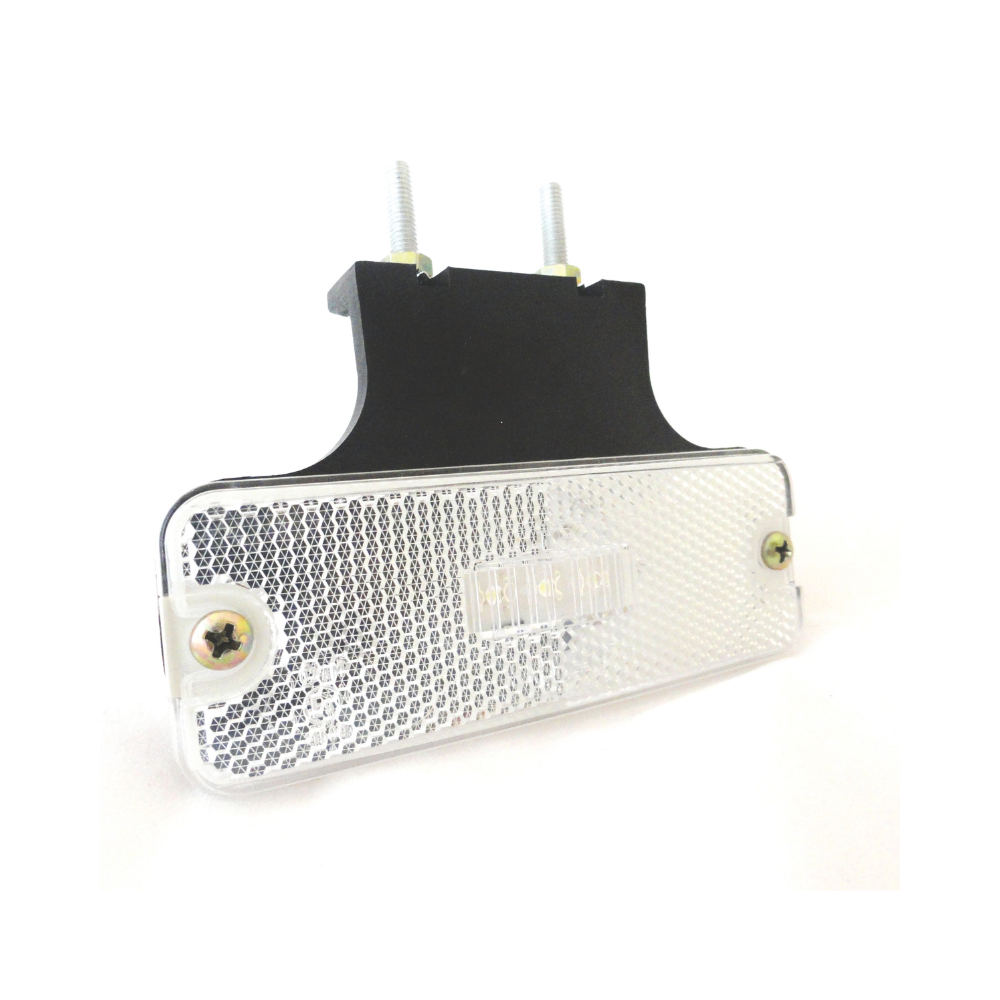 247 LIGHTING - White / Clear LED Marker Lamp With Bracket ~ CA6090W