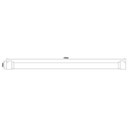 247 LIGHTING - 470mm Interior Swivel Lamp ~ Cool White ~ CA6077