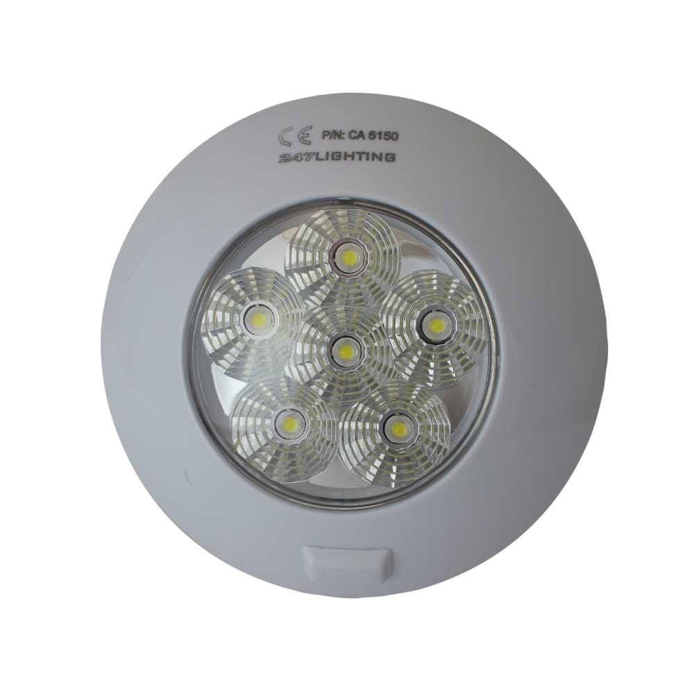 247 LIGHTING - Dome Led Interior Light ~ Cool White ~ CA 6150