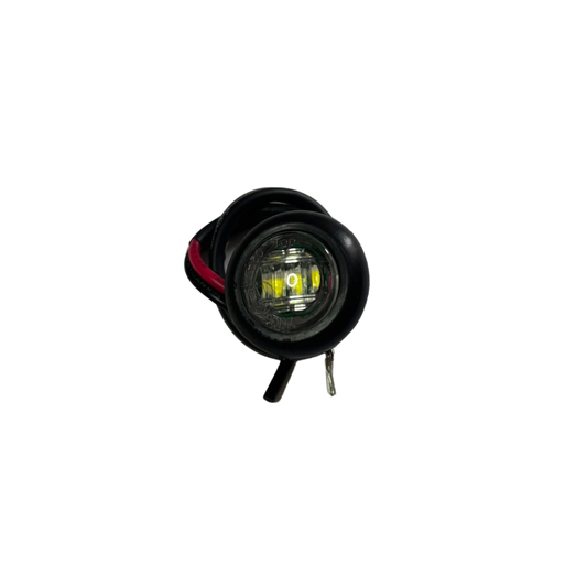247 LIGHTING - Side Marker LED 10/30V 0.75" White Round ~ CA6091W
