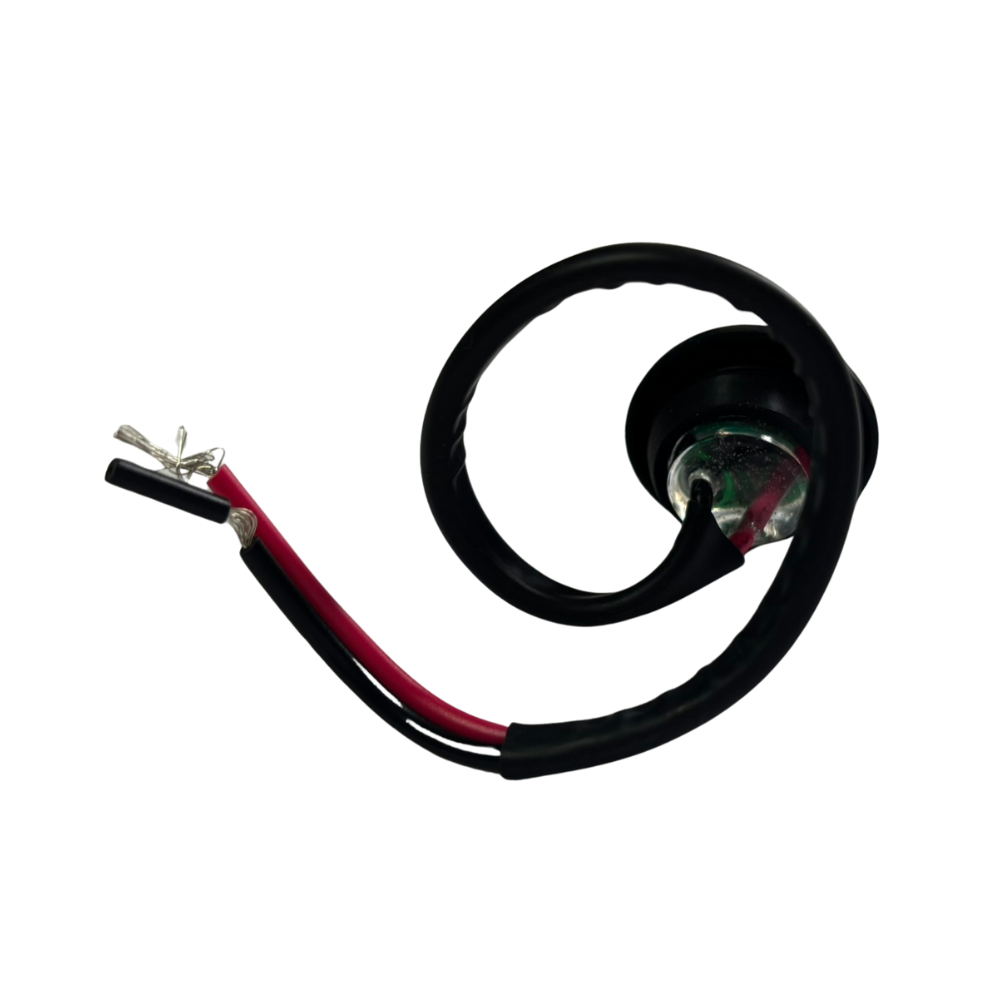 247 LIGHTING - Side Marker LED 10/30V 0.75" White Round ~ CA6091W