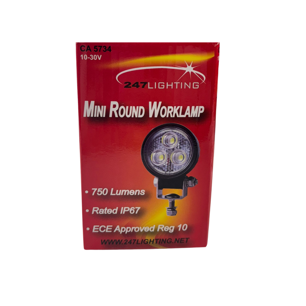 247 LIGHTING - 3" LED Round Mini Work Lamp ~ CA5734