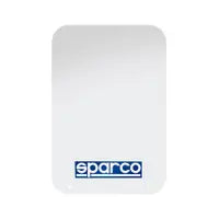 SPARCO - White Universal Mudflaps ~ PAIR