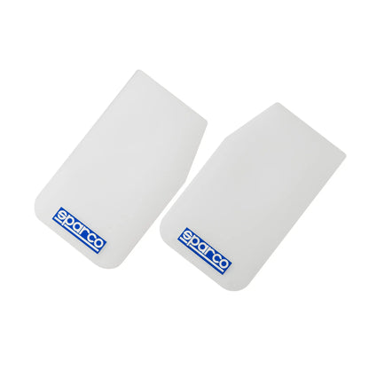 SPARCO - White Universal Mudflaps ~ PAIR