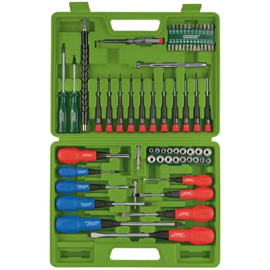 70pc Screwdriver Socket & Bit Set