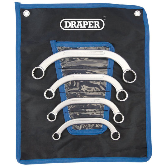 Half Moon Obstruction Ring Spanner Set