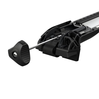 THULE - WingBar Edge (silver) Roof Bar Set to fit Skoda YETI (2009-17) w/ Open Roof Rails