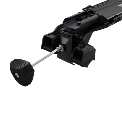 THULE - WingBar EVO Black Alu. Roof Bar Set to fit DS DS7 Crossback (2018-ON) Closed Rail