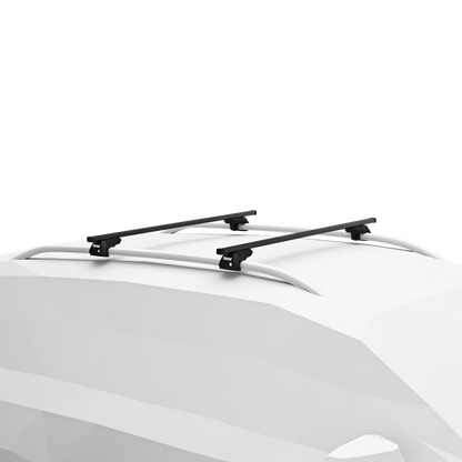 THULE - Steel SquareBar EVO Roof Bar Set to fit Skoda YETI (2009-17) w/ Open Roof Rails