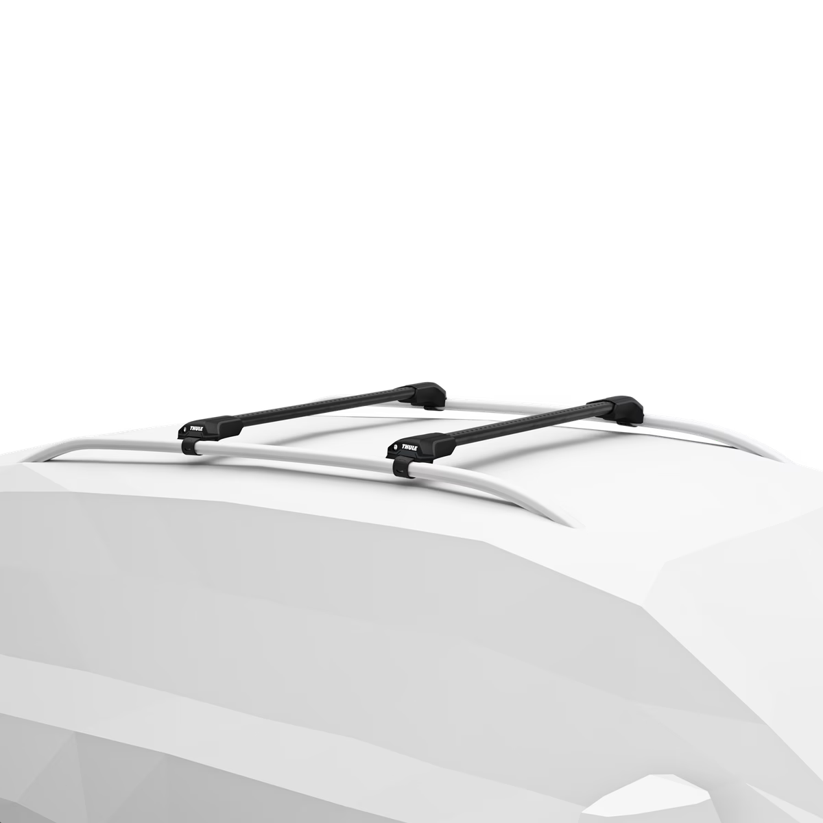 THULE - WingBar Edge (black) Roof Bar Set to fit Skoda YETI (2009-17) w/ Open Roof Rails