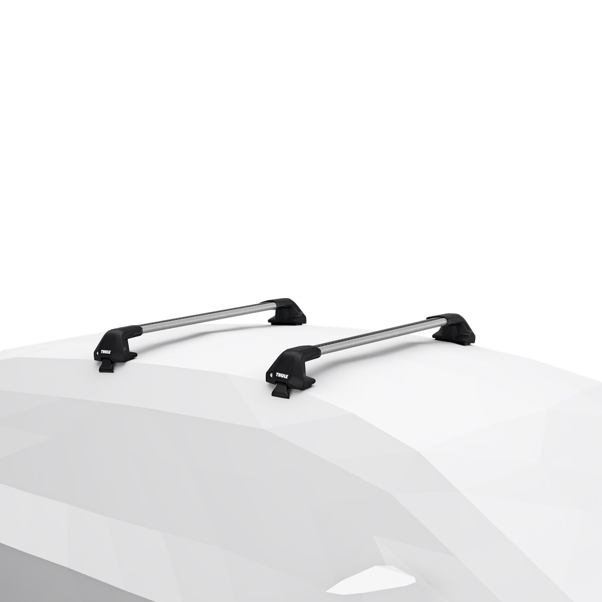 WingBar Edge (silver) Aluminium Roof Bars for Audi Q3 Sportback 2020-26