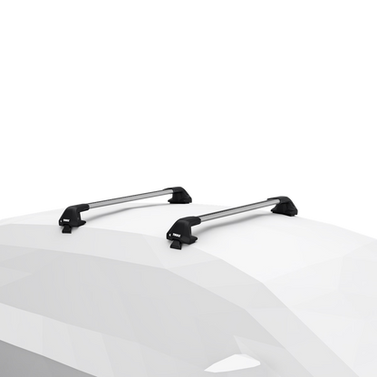 WingBar Edge (silver) Aluminium Roof Bars for Audi Q3 Sportback 2020-26