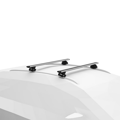 THULE - WingBar Evo (Silver) Roof Bars Set to fit Mazda CX-30 5-dr SUV (2020-ON) -Closed Roof Rails-