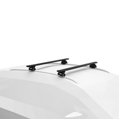 THULE - WingBar EVO Black Alu. Roof Bars to fit Hyundai Tucson Mk.2 (2015-21) w/ Closed Rail