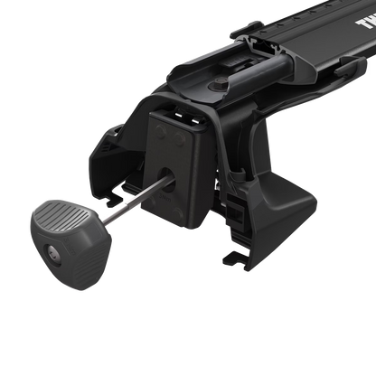 THULE - WingBar Edge (black) Aluminium Roof Bar Set to fit Seat LEON Hatchback Mk.4 (2020-ON)