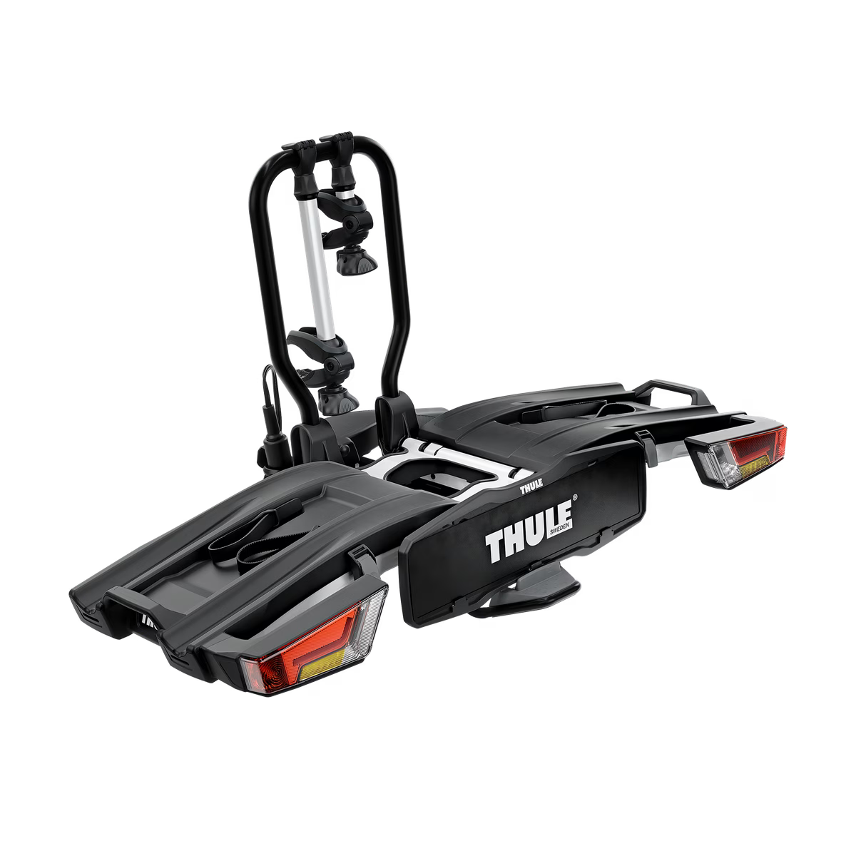 THULE BUNDLE - EasyFold XT 2-bike Cycle Carrier, Carrying Bag, and Santu Cargo Box incl. Adapter Kit