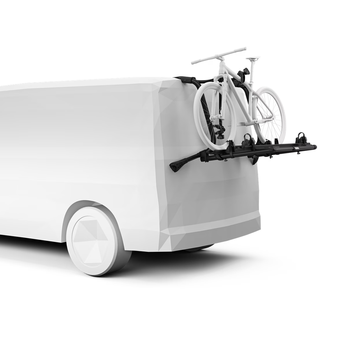 THULE - WanderWay (black) ~ 2 Bike Rack Rear Mounted Cycle Carrier for VW T6 Van