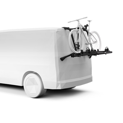 THULE - WanderWay (black) ~ 2 Bike Rack Rear Mounted Cycle Carrier for VW T6 Van