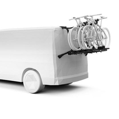 THULE - WanderWay (black) ~ 4 Bike Rack Rear Mounted Cycle Carrier for VW Transporter T6 Van