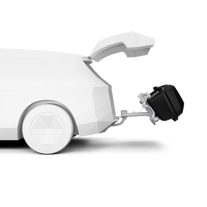 THULE - Santu + FREE EasyFold XT Adapter - Towbar Mounted Cargo Box (260 Litre) - 909400+909900