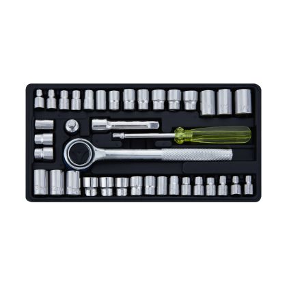 40 PCE 1/4" & 3/8" Socket Set