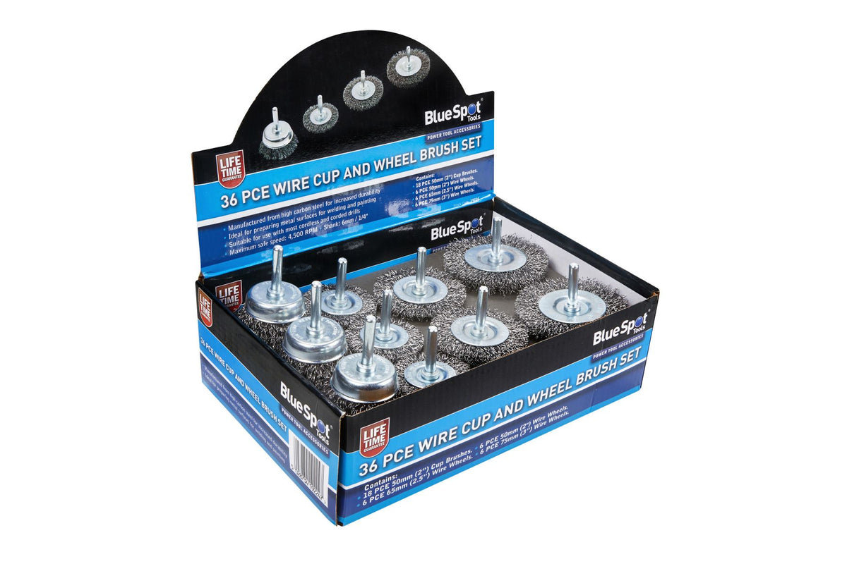 Wire Cup And Wheel Brush Set