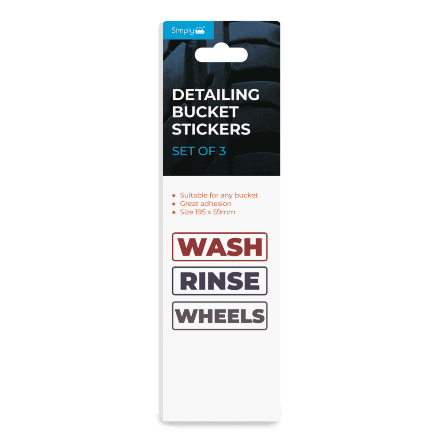 Detailing Bucket Stickers