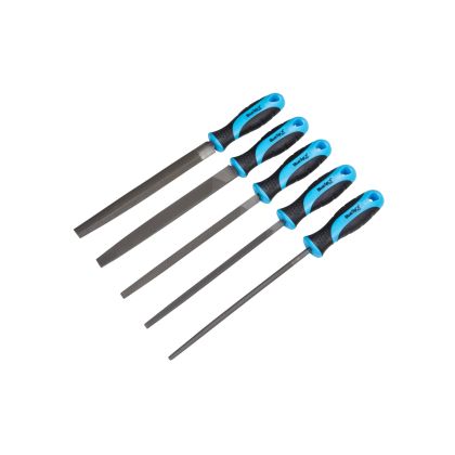 5 PCE 200mm Soft Grip File Set