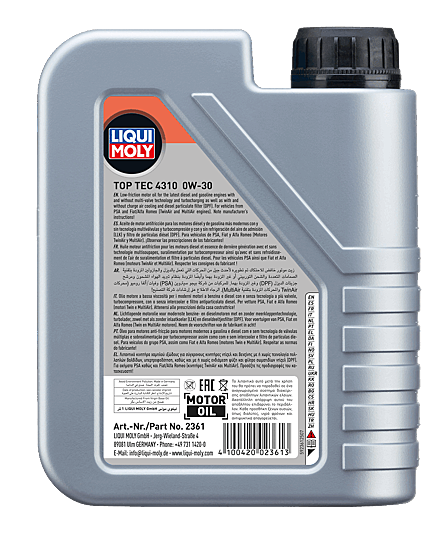 Top Tec 4310 0W-30