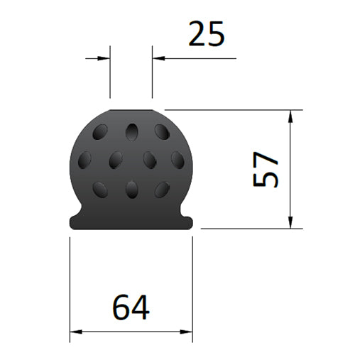 PVC Golf Ball Style Towball Cover