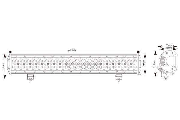 Spot/Flood Combo LED Light Bar