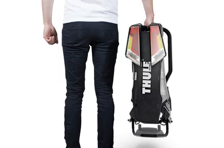 THULE BUNDLE - EasyFold XT 2-bike Cycle Carrier, Carrying Bag, and Santu Cargo Box incl. Adapter Kit