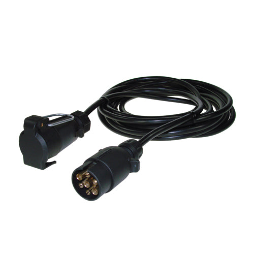 Straight Extension Lead 7 Pin Plug To 7 Pin Flying Socket