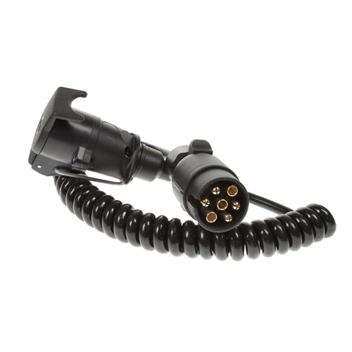 7 Pin N Type Curly Extension Lead