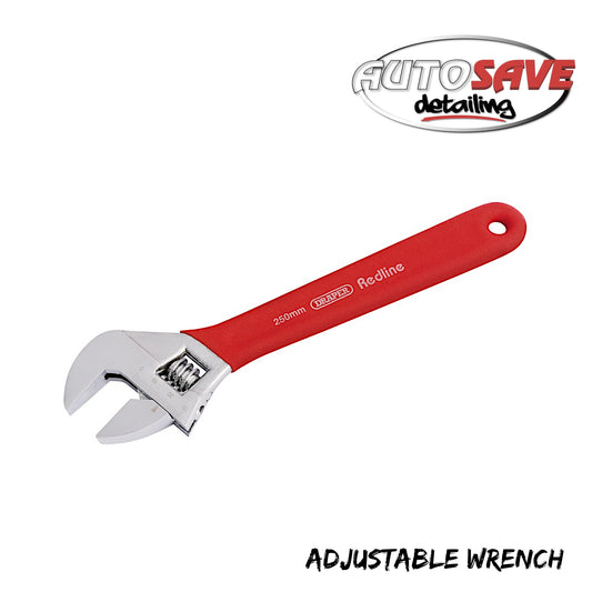 Soft Grip Adjustable Wrench, 250mm, 30mm Capacity (67632)
