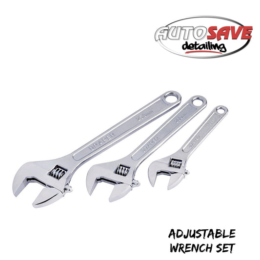 Draper Redline Adjustable Wrench Set (3 Piece) (67642)