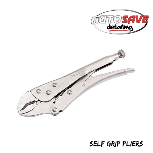Curved Jaw Self Grip Pliers, 225mm (67823)