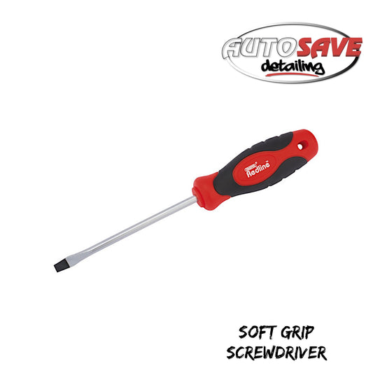 Plain Slot Soft Grip Screwdriver, 5 x 100mm (68009)